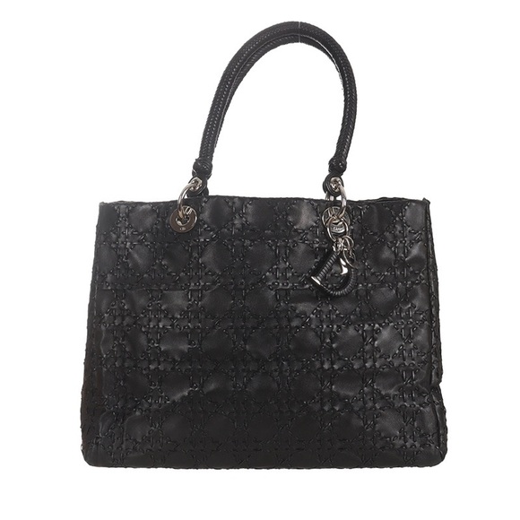 ♥️Dior Soft Shopping Bag Black Medium Leather Handbag♥️